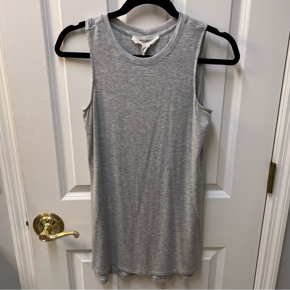 Workshop grey tank top